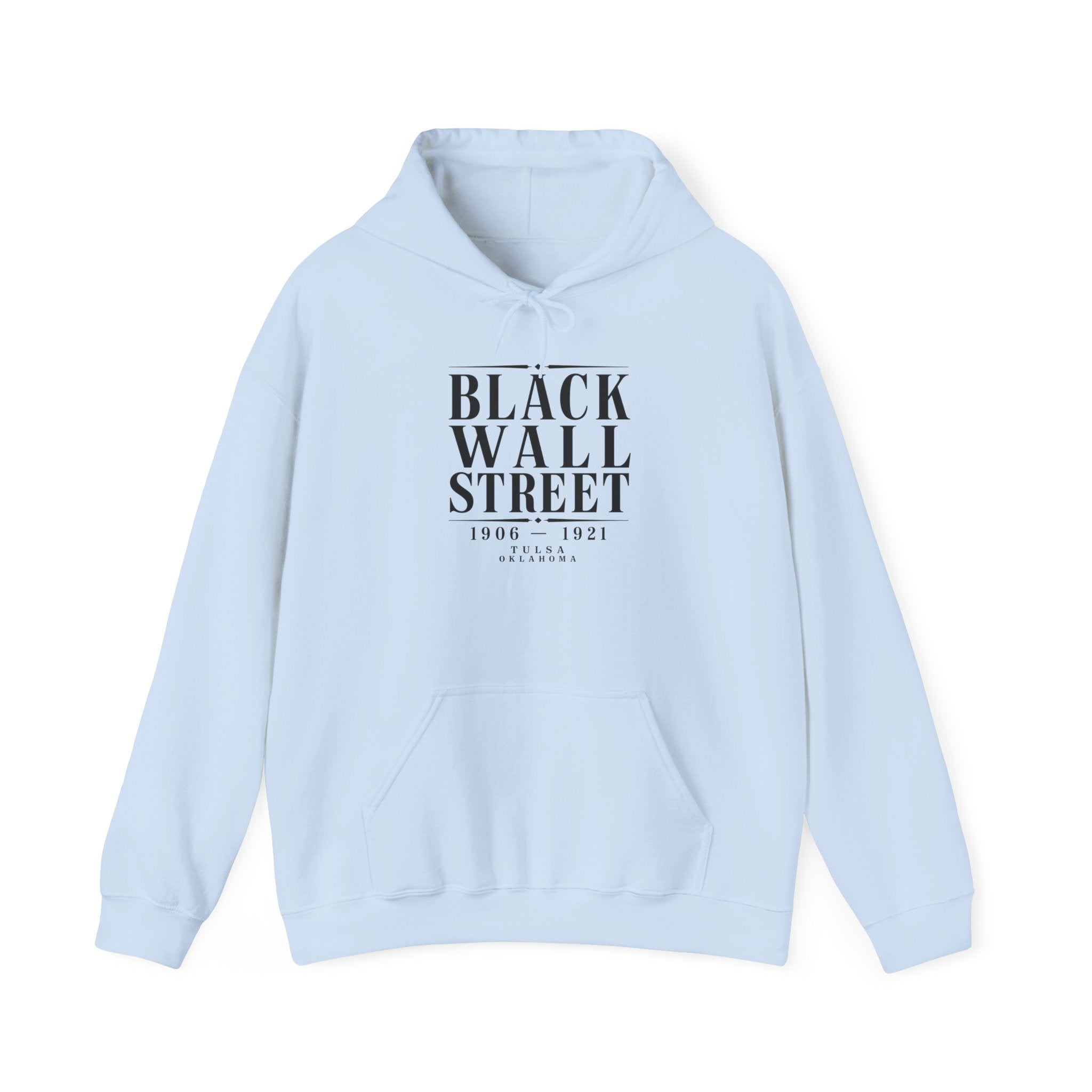 Black Wall Street Historical Tribute hoodie