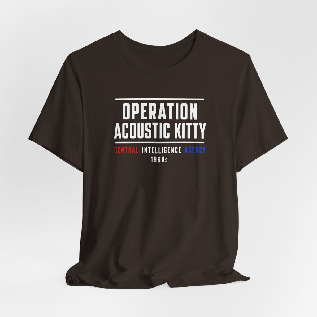 Operation Acoustic Kitty — CIA 1960s Vintage Spy T-Shirt
