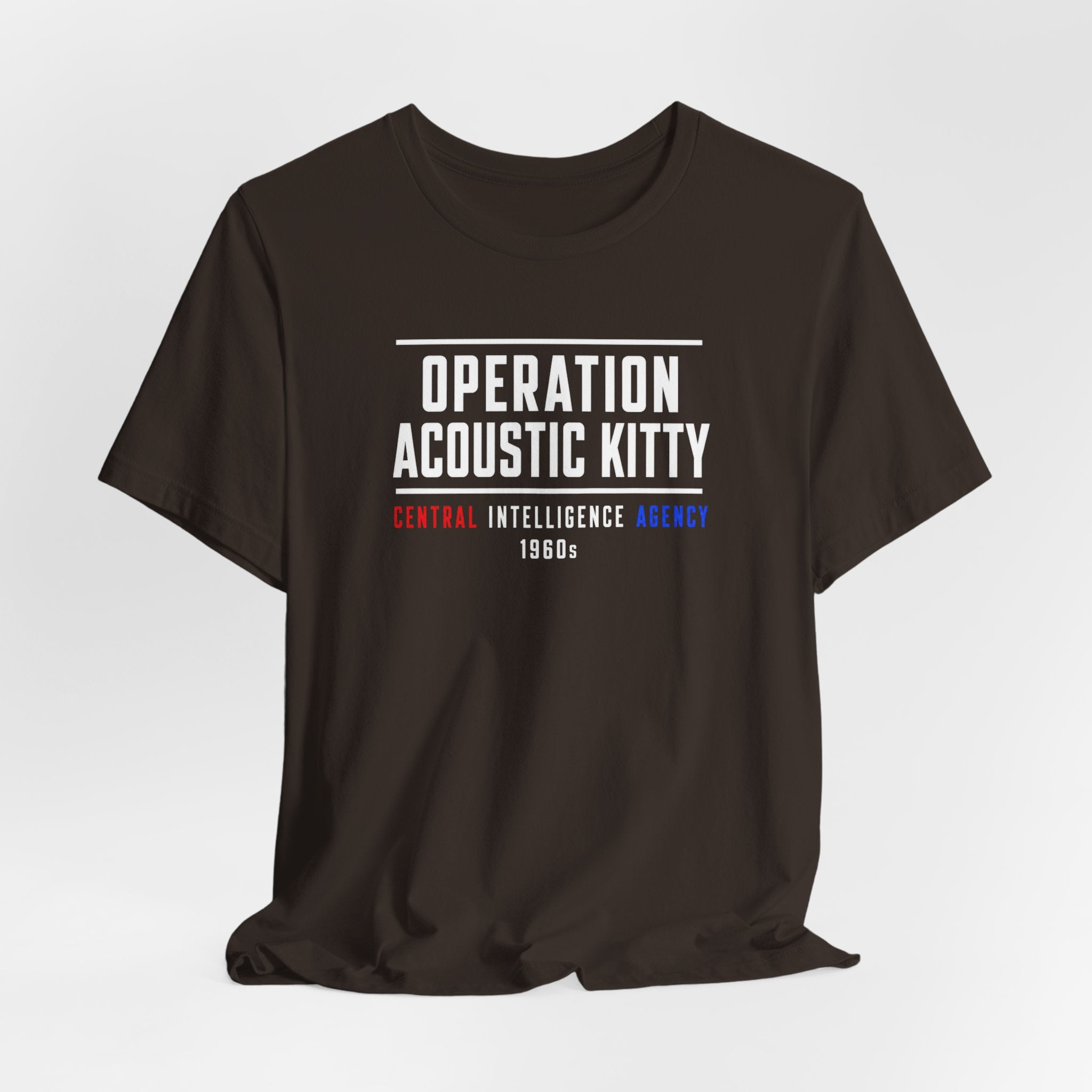 Operation Acoustic Kitty — CIA 1960s Vintage Spy T-Shirt