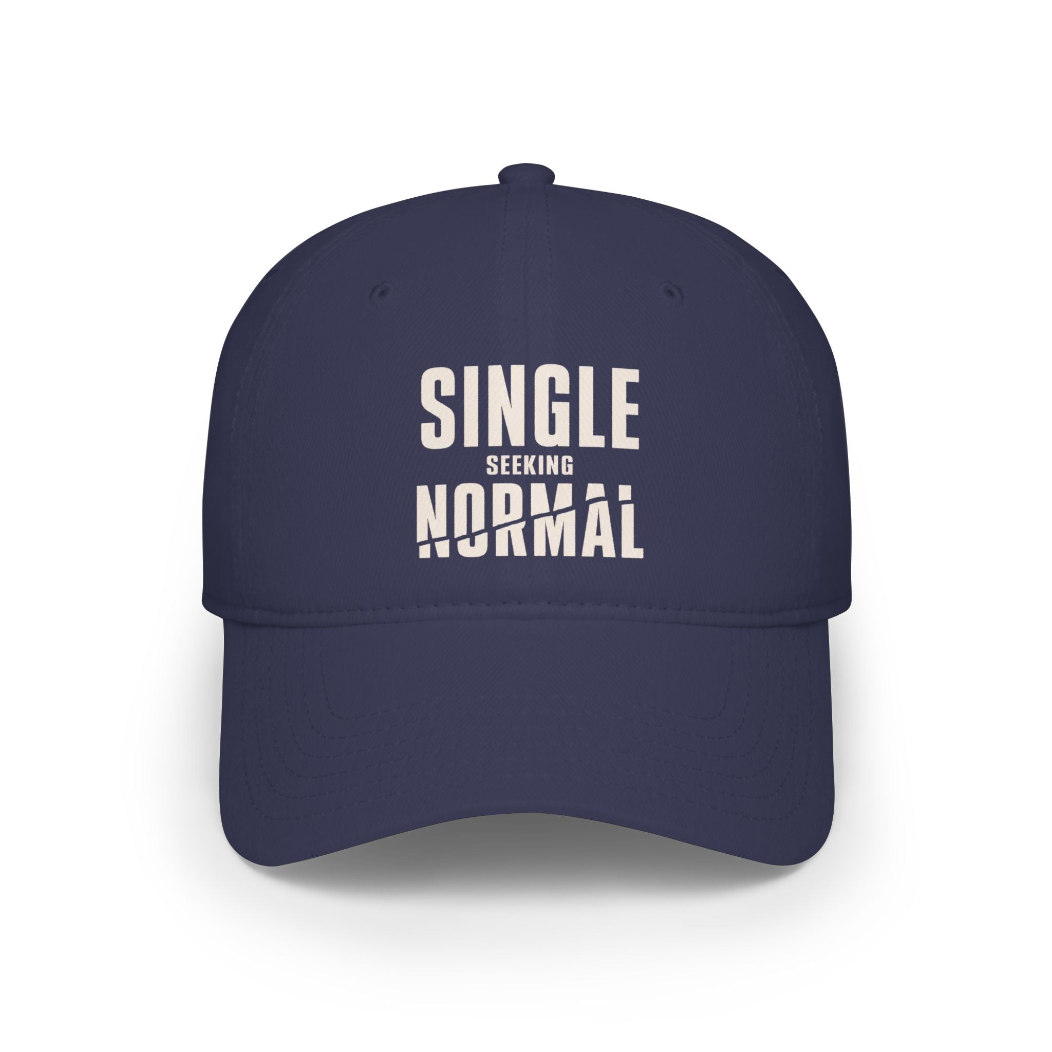 Single Seeking Normal low profile baseball cap