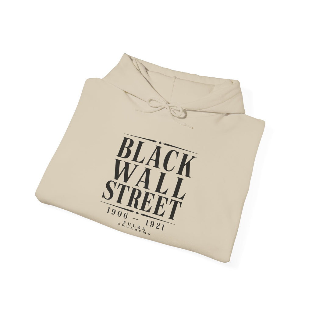 Black Wall Street Historical Tribute hoodie