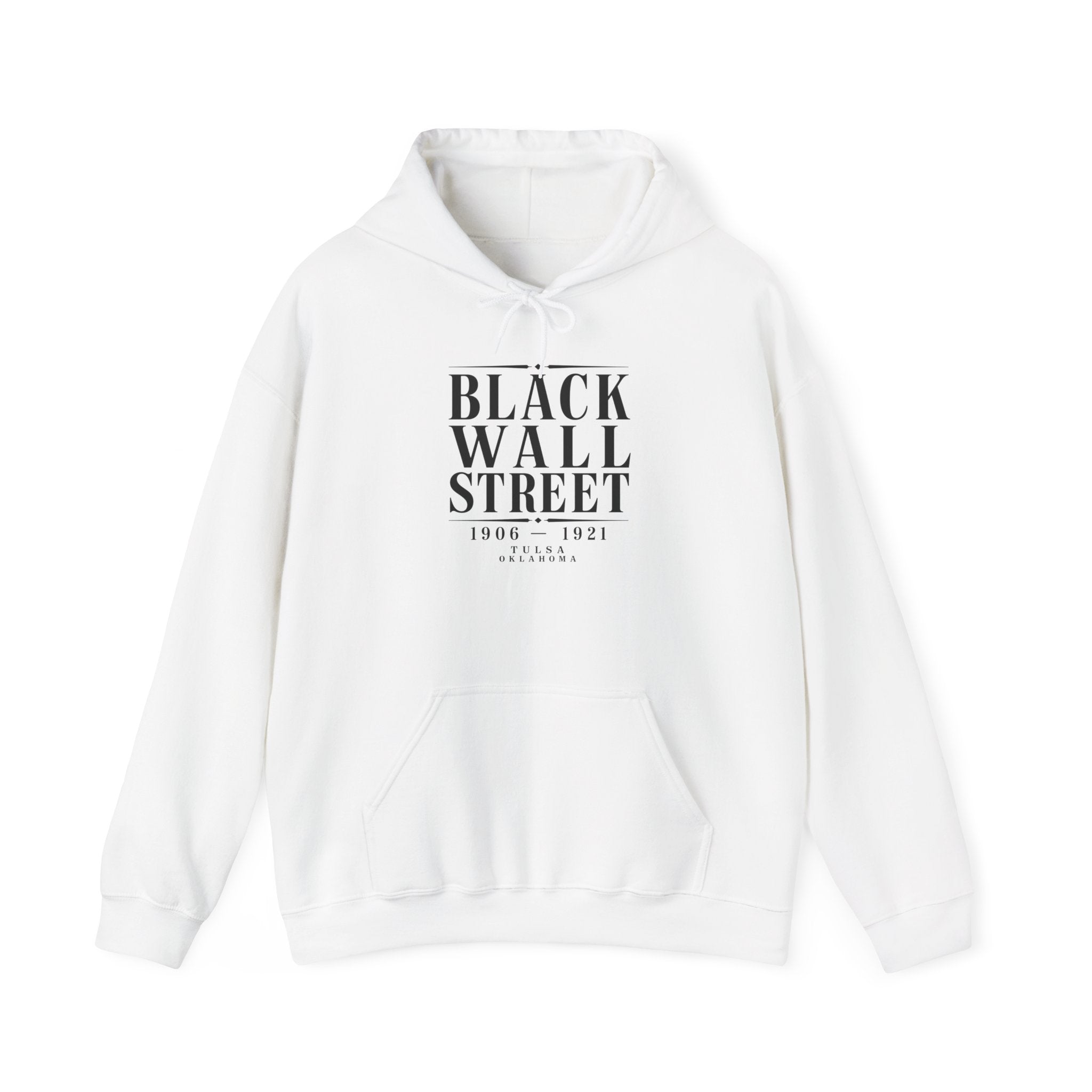 Black Wall Street Historical Tribute hoodie
