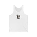 Dating Minimalist squirrel illustration unisex tank top, feeding a squirrel is easier humor tank