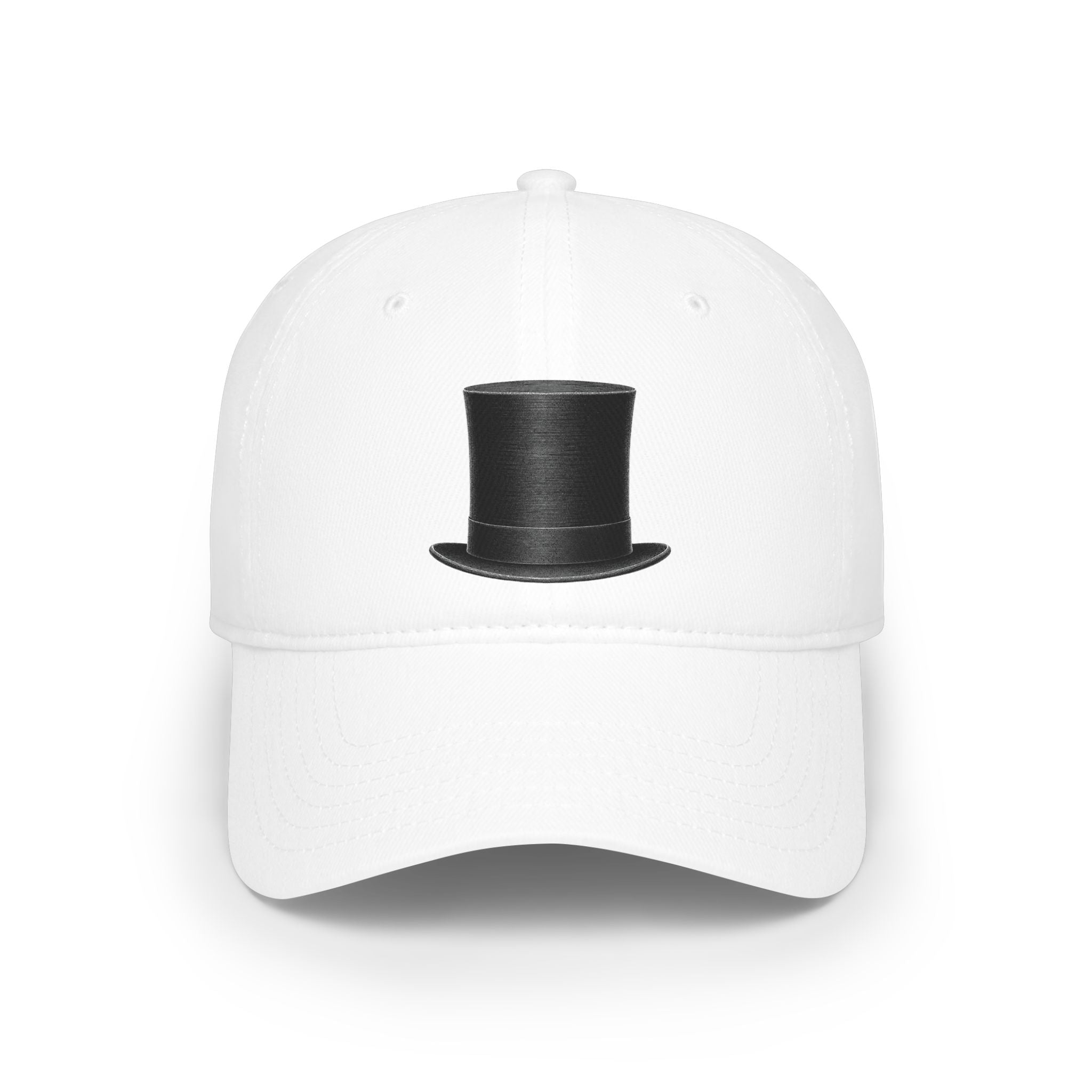Top Hat baseball cap-low profile, unlike what's on it