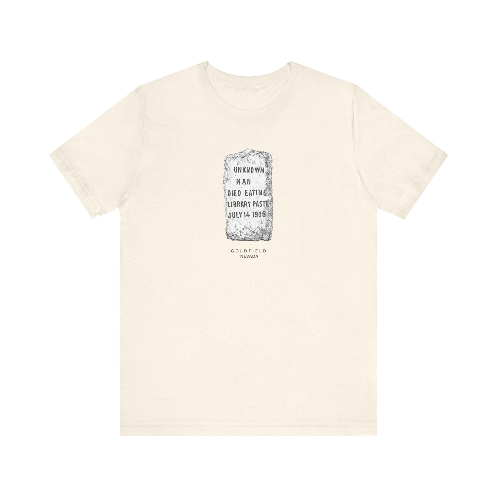 Nevada Tombstone historical Old West unisex t-shirt, minimalist americana deadpan text tee