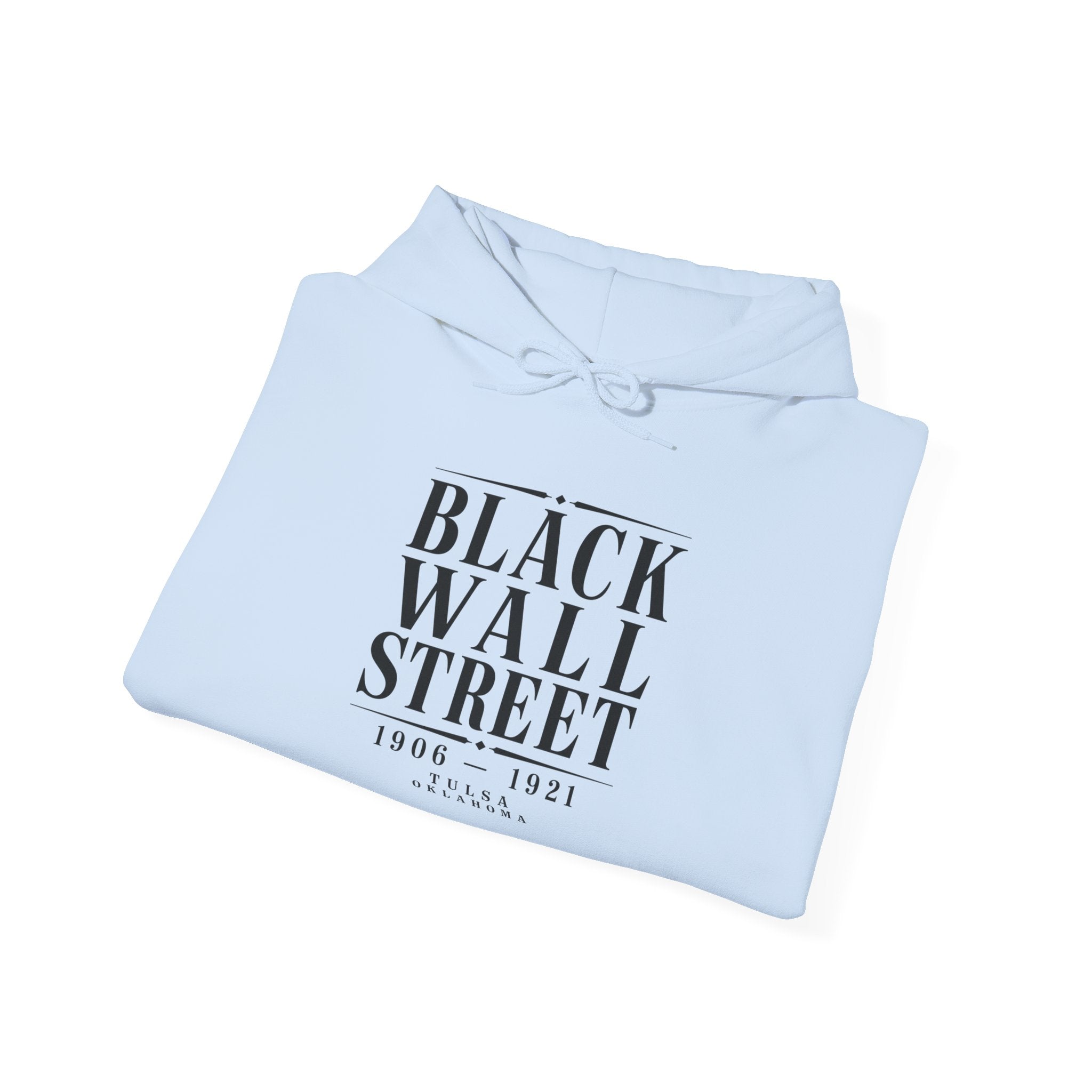 Black Wall Street Historical Tribute hoodie
