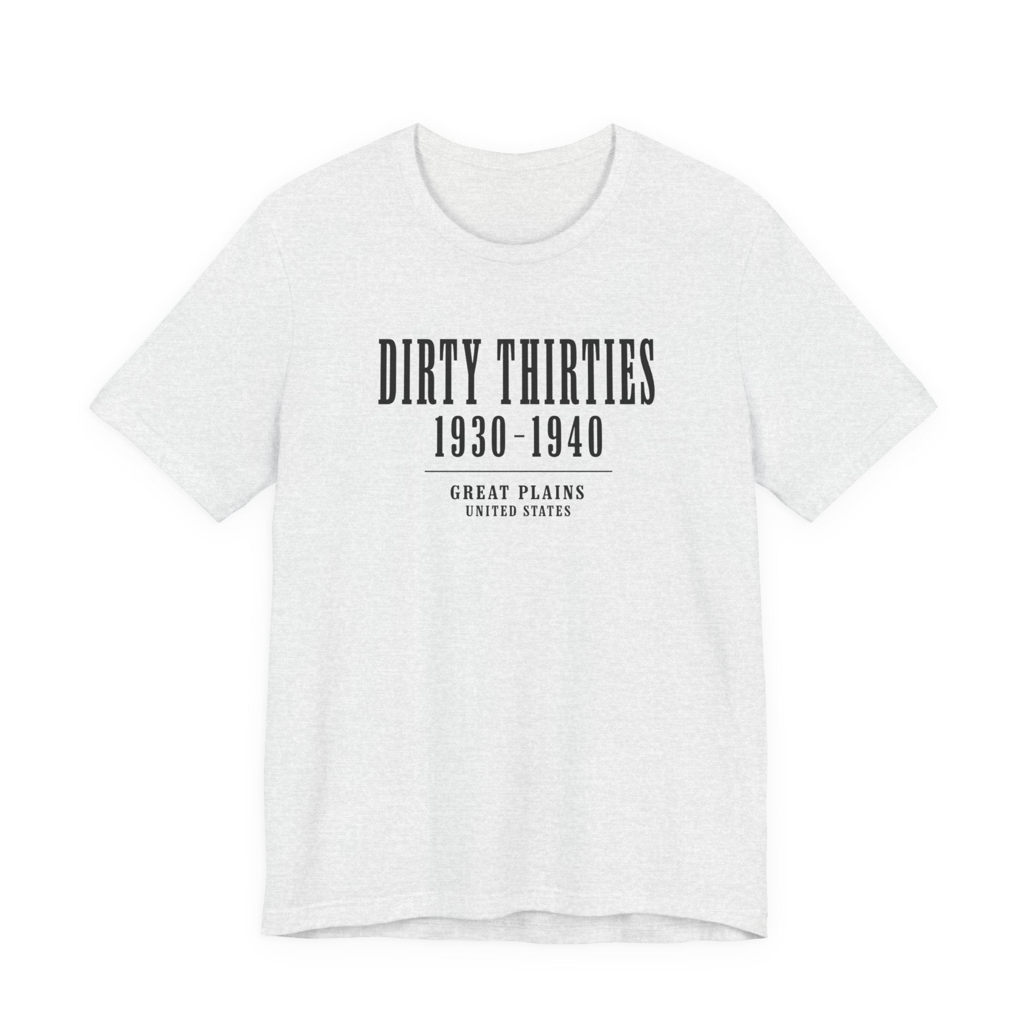 Dirty Thirties 1930–1940 vintage minimalist historical T-Shirt