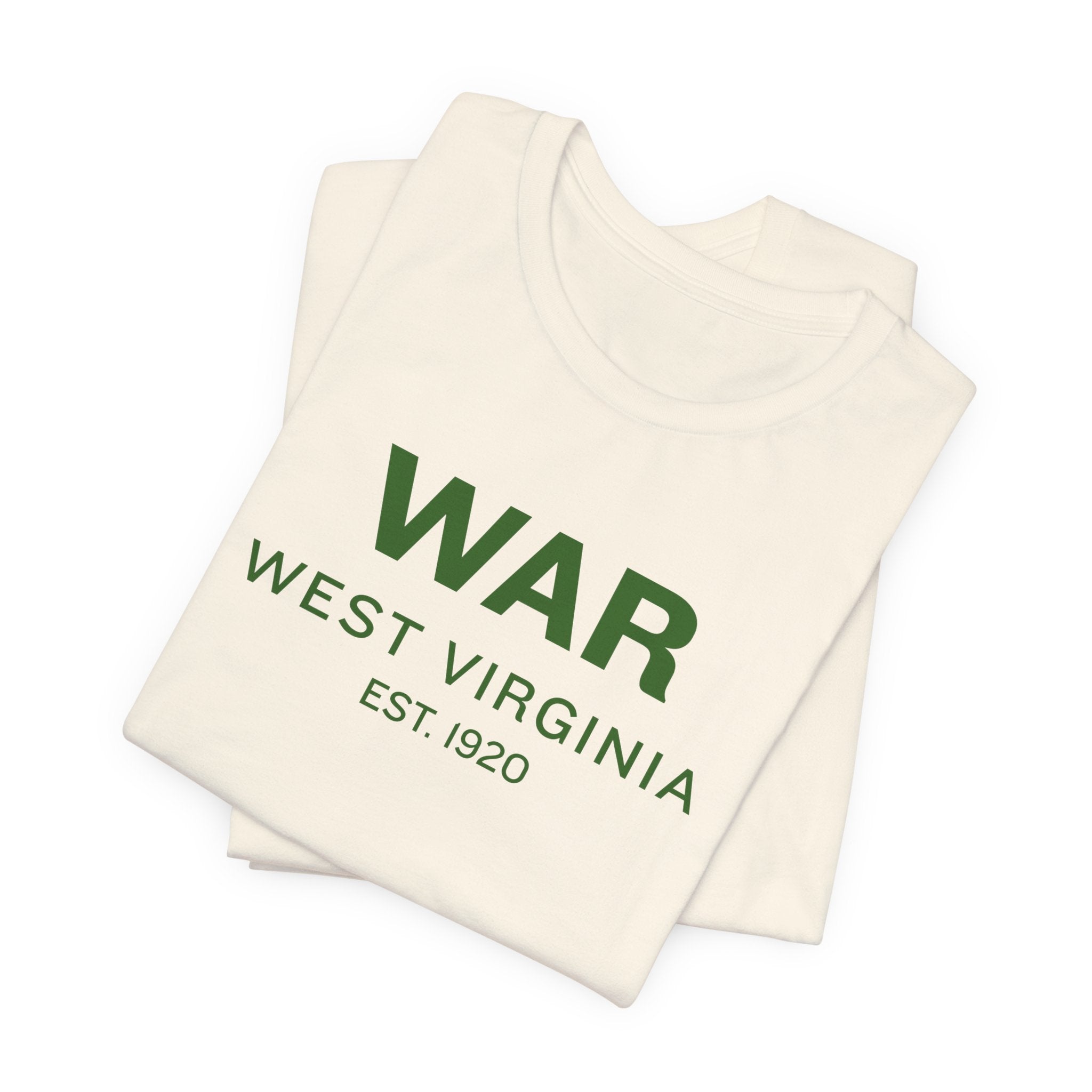 WAR, West Virginia Est. 1920 T-Shirt