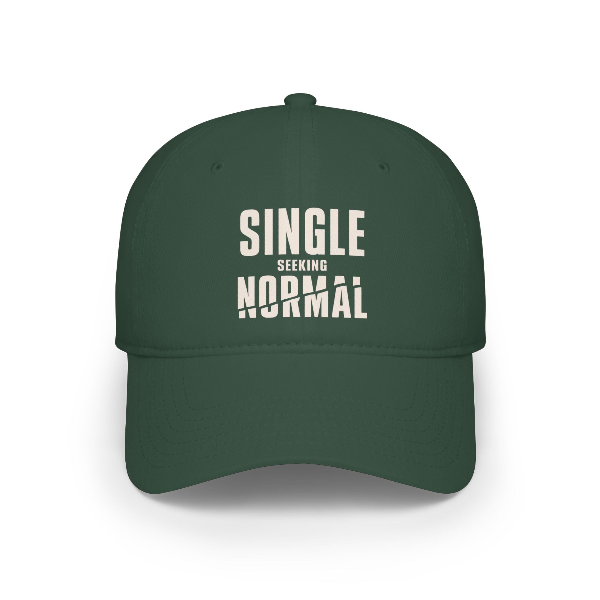Single Seeking Normal low profile baseball cap