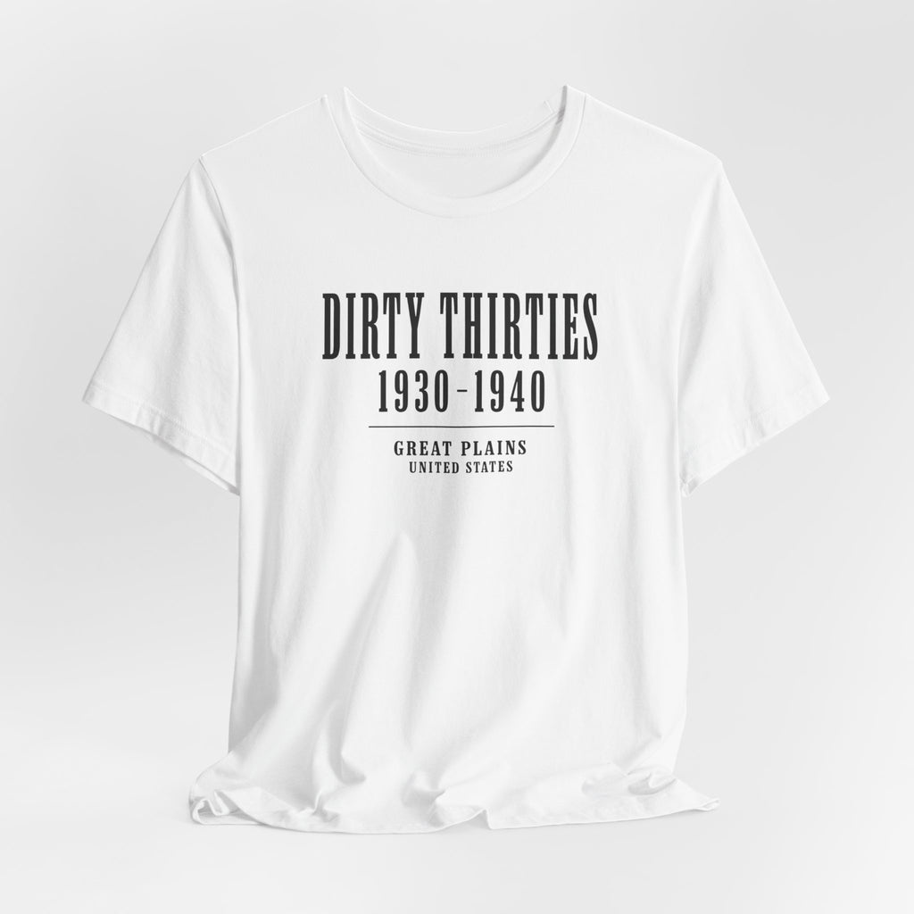 Dirty Thirties 1930–1940 vintage minimalist historical T-Shirt