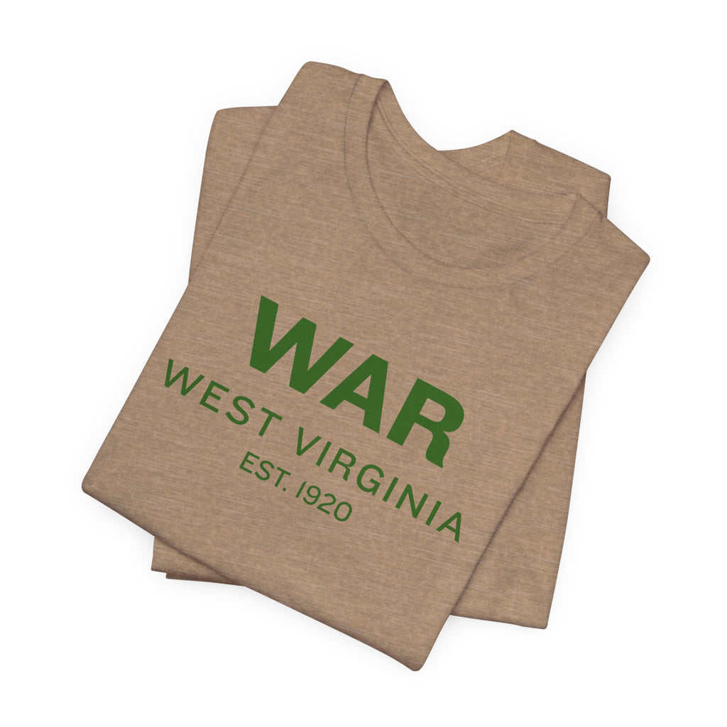 WAR, West Virginia Est. 1920 T-Shirt