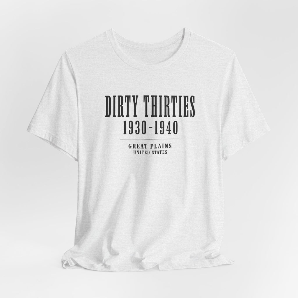 Dirty Thirties 1930–1940 vintage minimalist historical T-Shirt