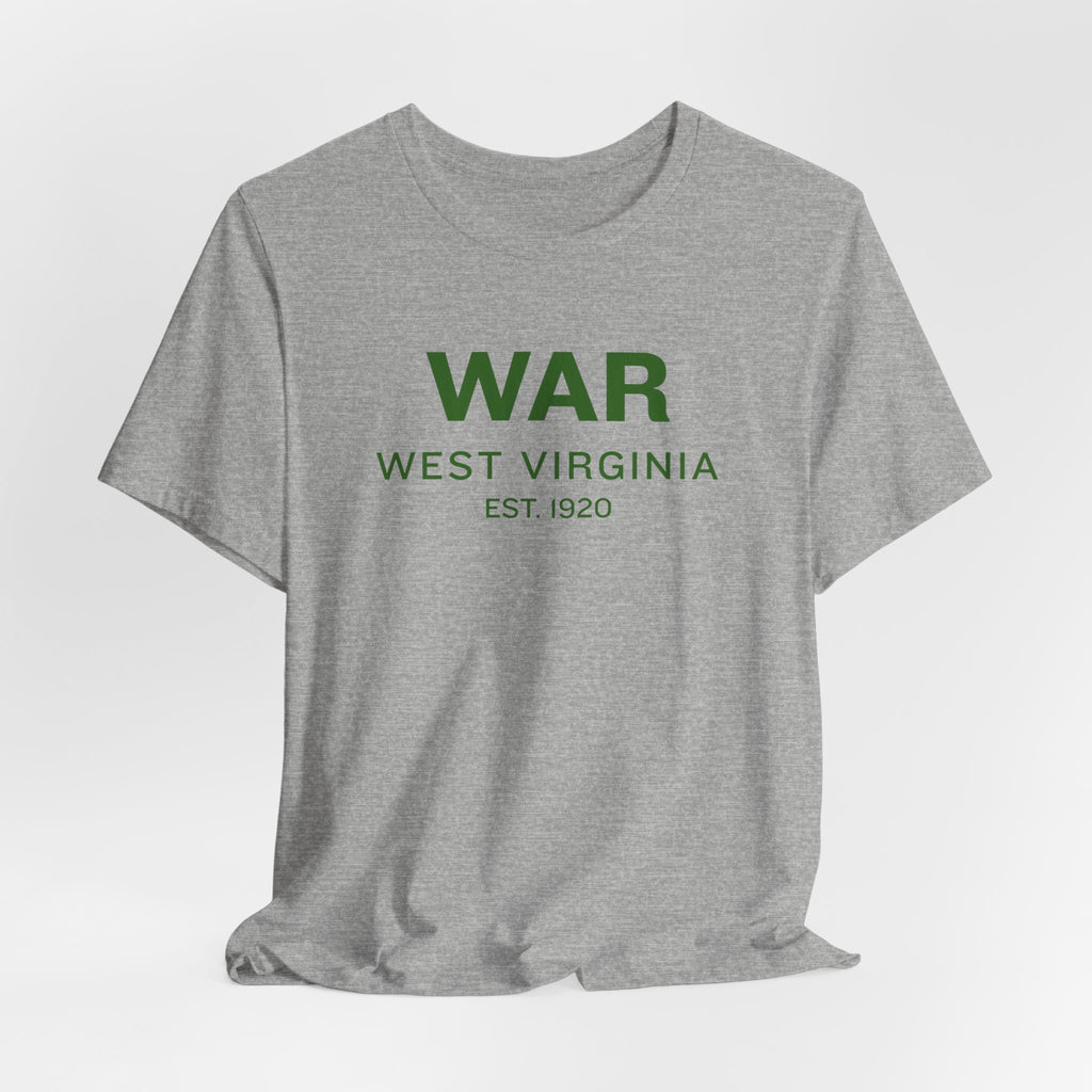 WAR, West Virginia Est. 1920 T-Shirt