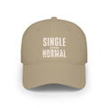 Single Seeking Normal low profile baseball cap