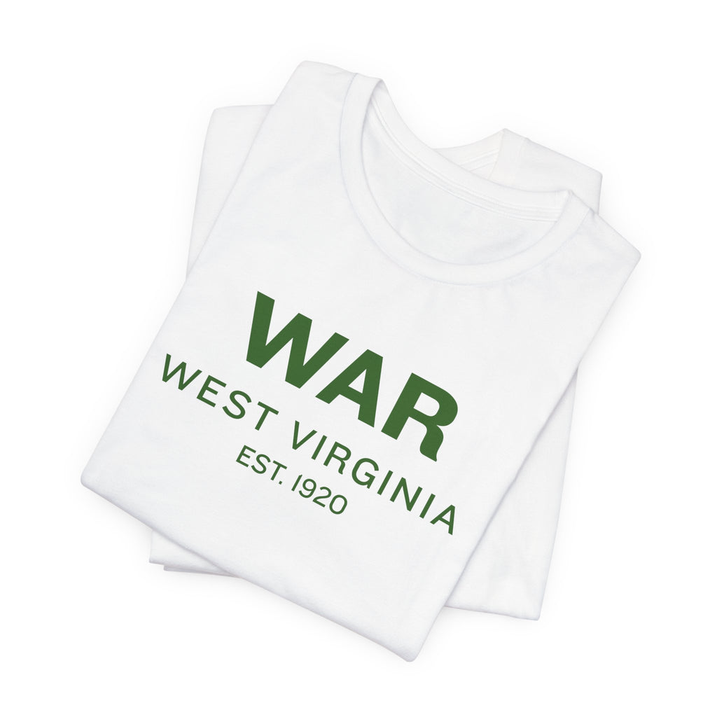 WAR, West Virginia Est. 1920 T-Shirt