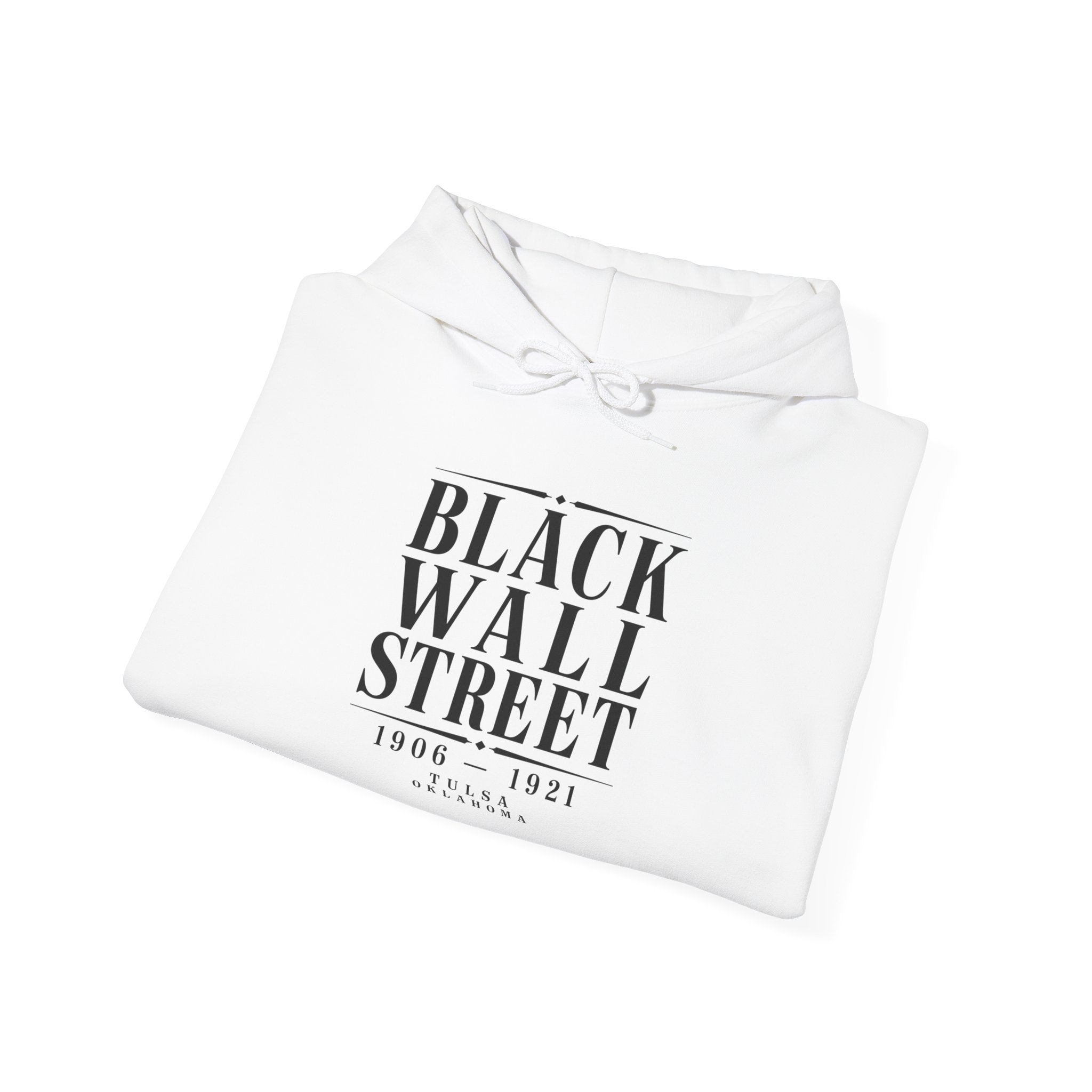 Black Wall Street Historical Tribute hoodie