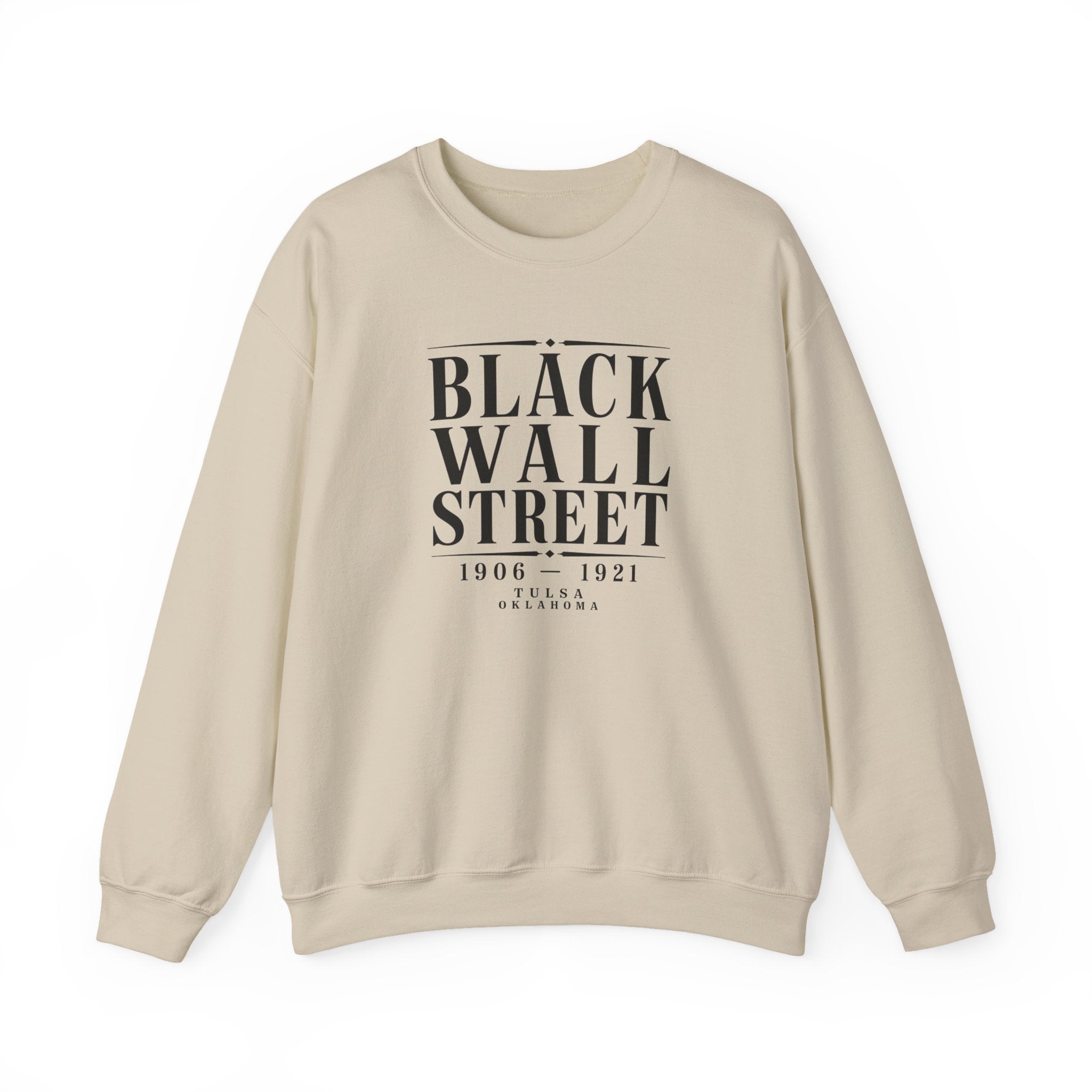 Black Wall Street Historic Tribute sweatshirt