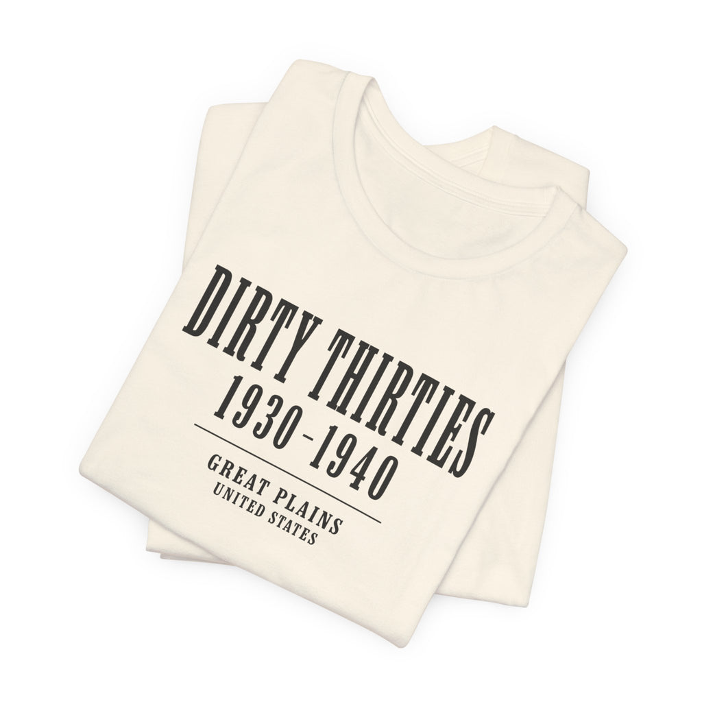 Dirty Thirties 1930–1940 vintage minimalist historical T-Shirt