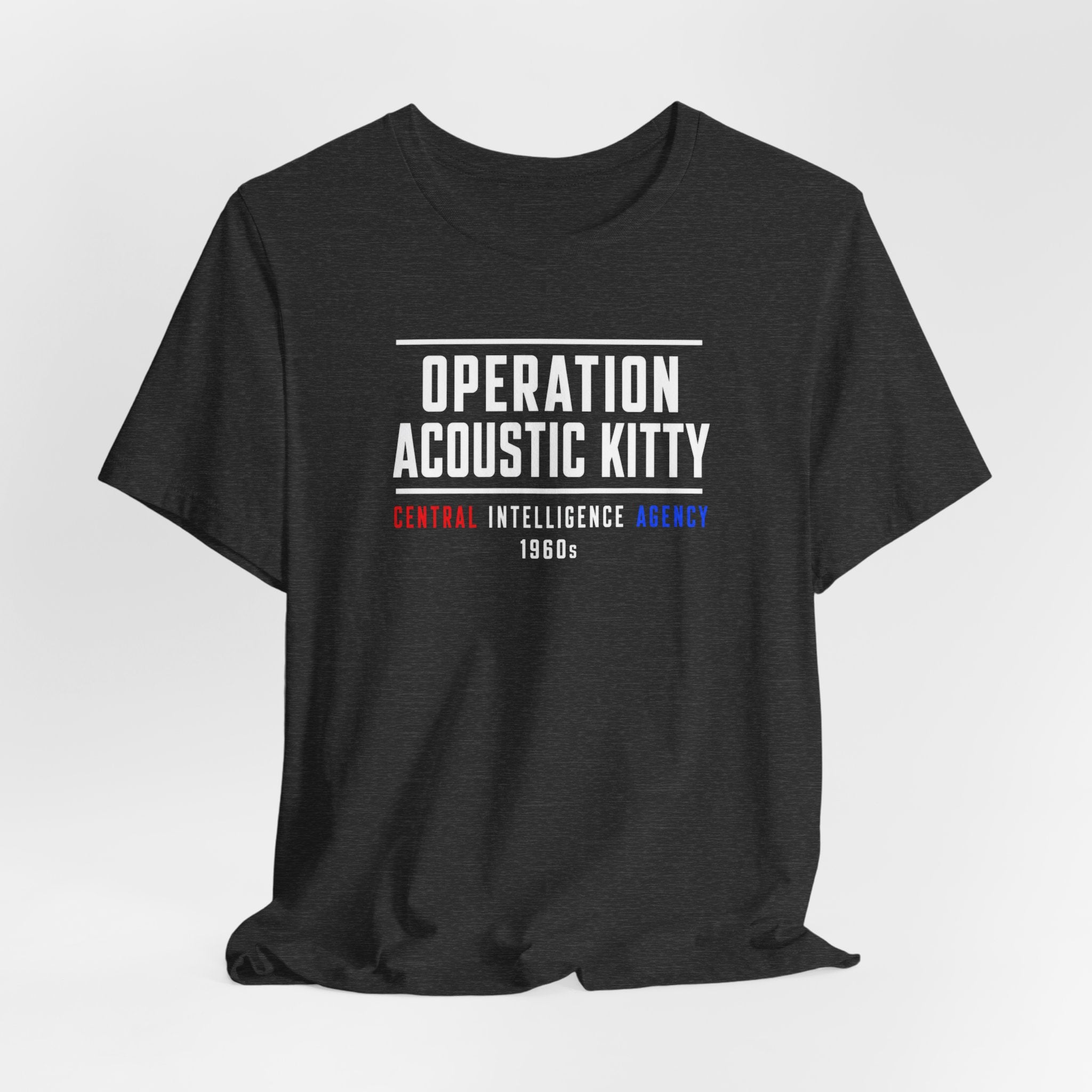 Operation Acoustic Kitty — CIA 1960s Vintage Spy T-Shirt