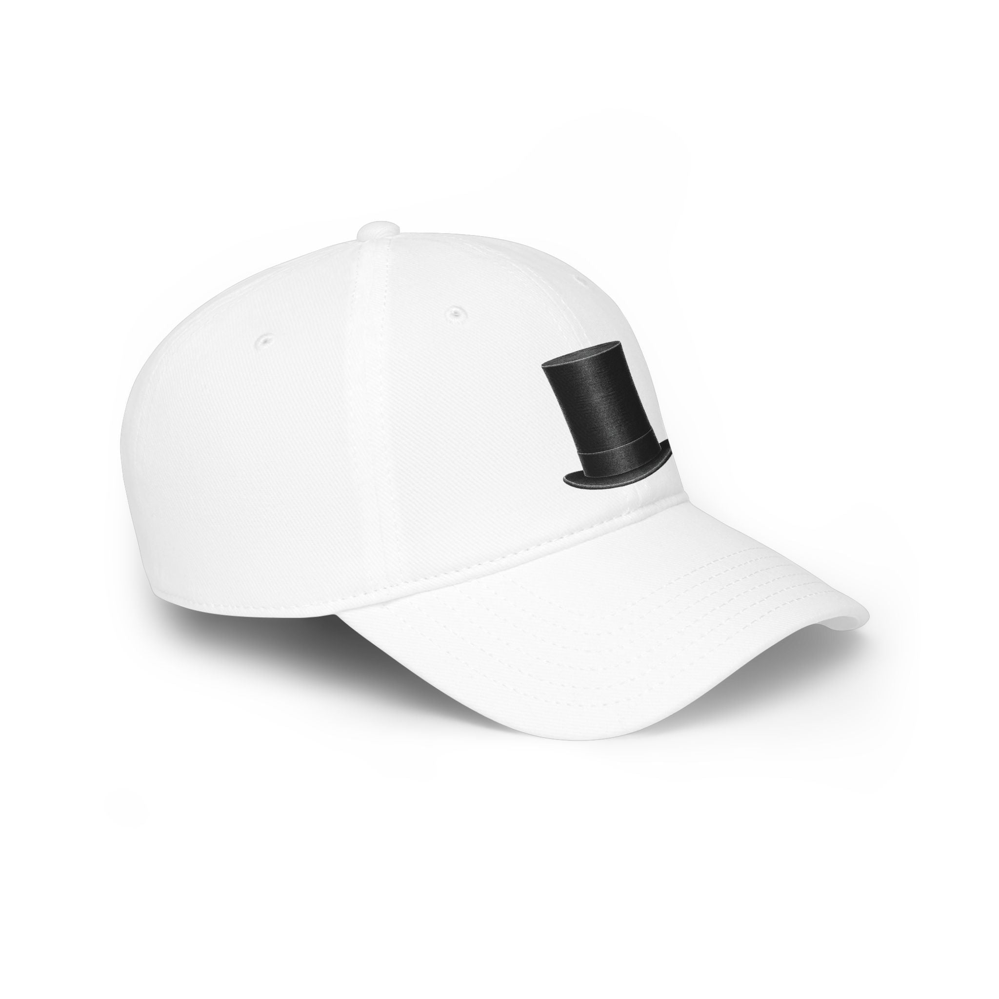 Top Hat baseball cap-low profile, unlike what's on it