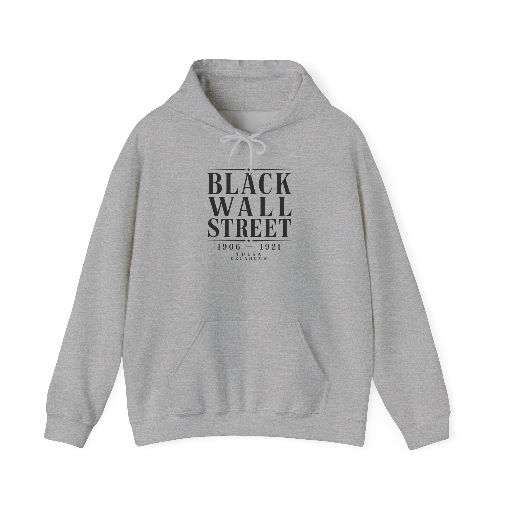 Black Wall Street Historical Tribute hoodie