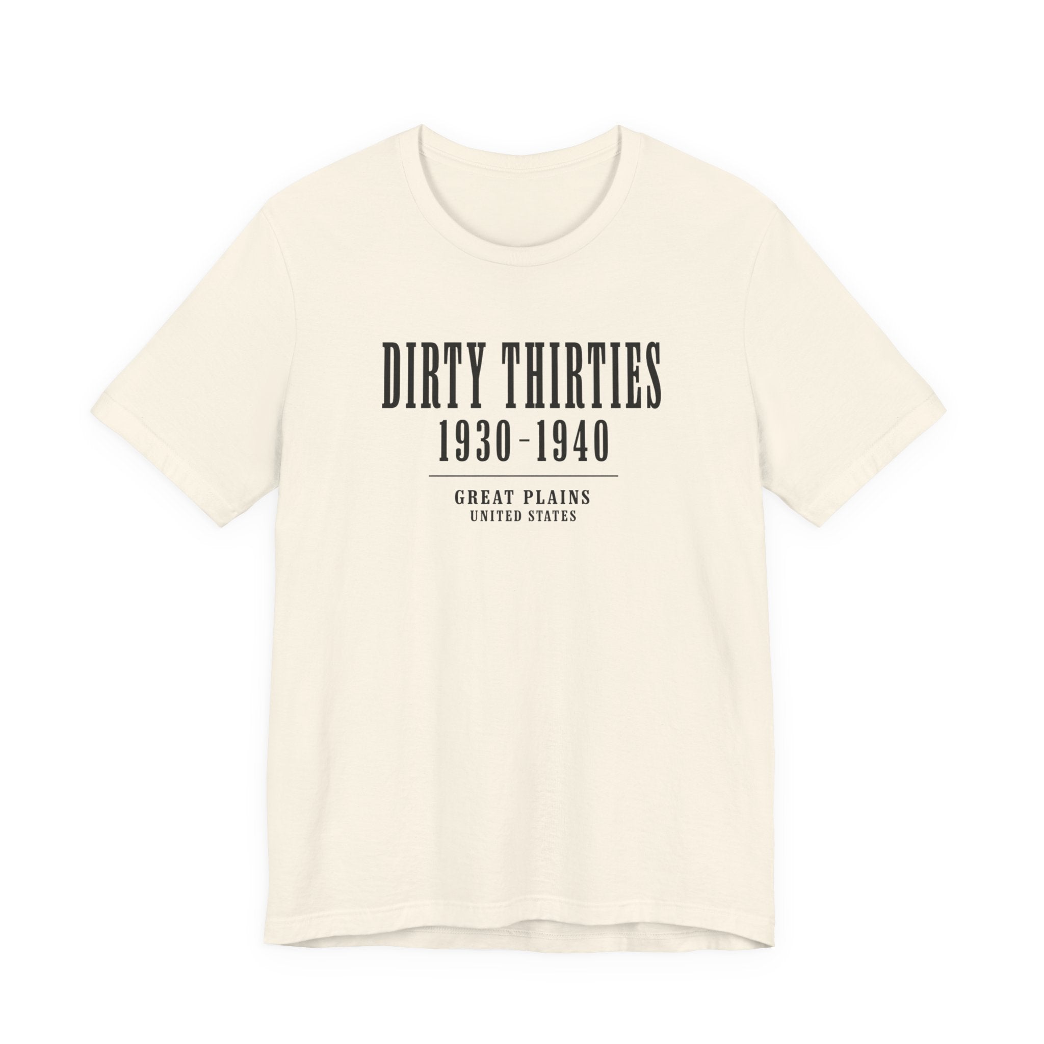 Dirty Thirties 1930–1940 vintage minimalist historical T-Shirt