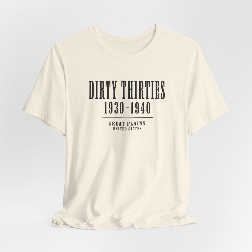 Dirty Thirties 1930–1940 vintage minimalist historical T-Shirt