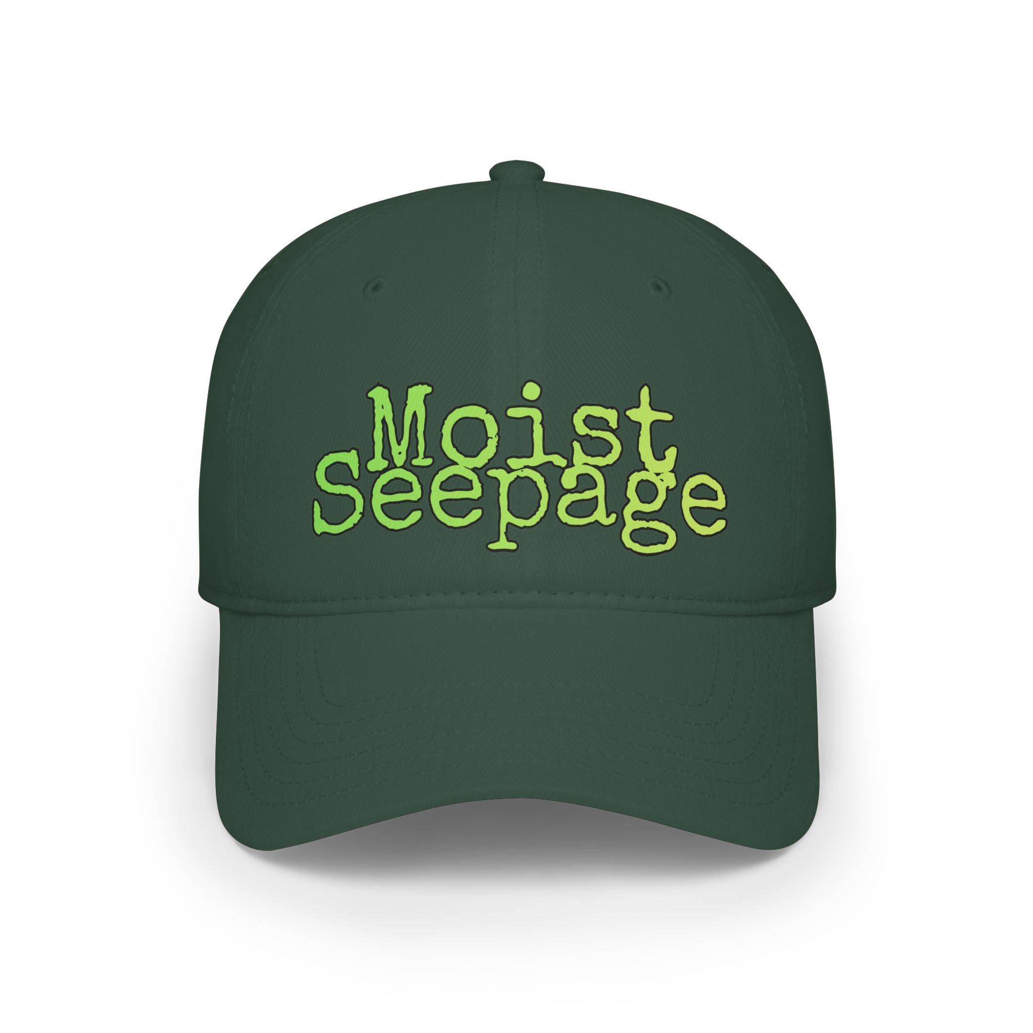"Moist Seepage" low profile baseball cap
