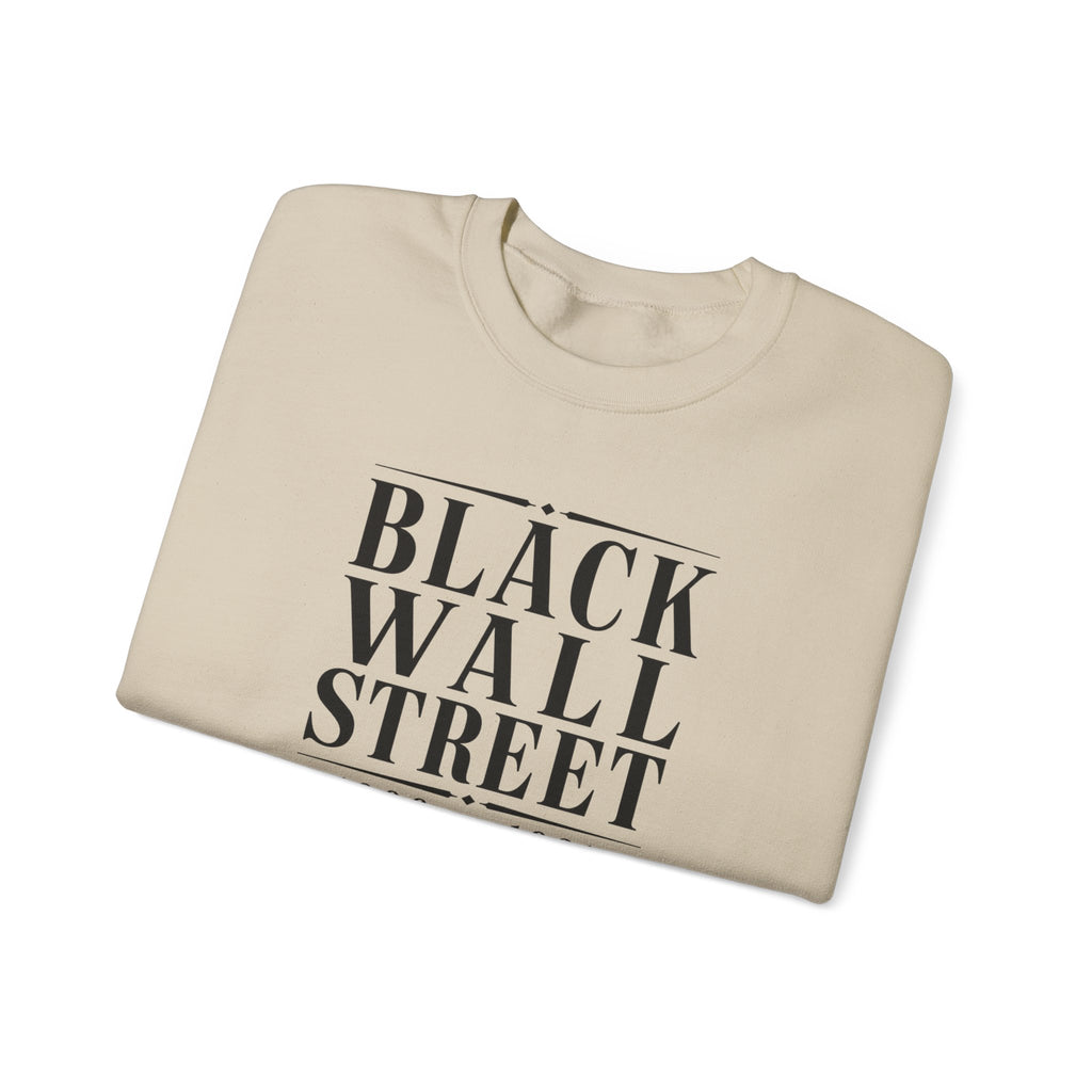 Black Wall Street Historic Tribute sweatshirt