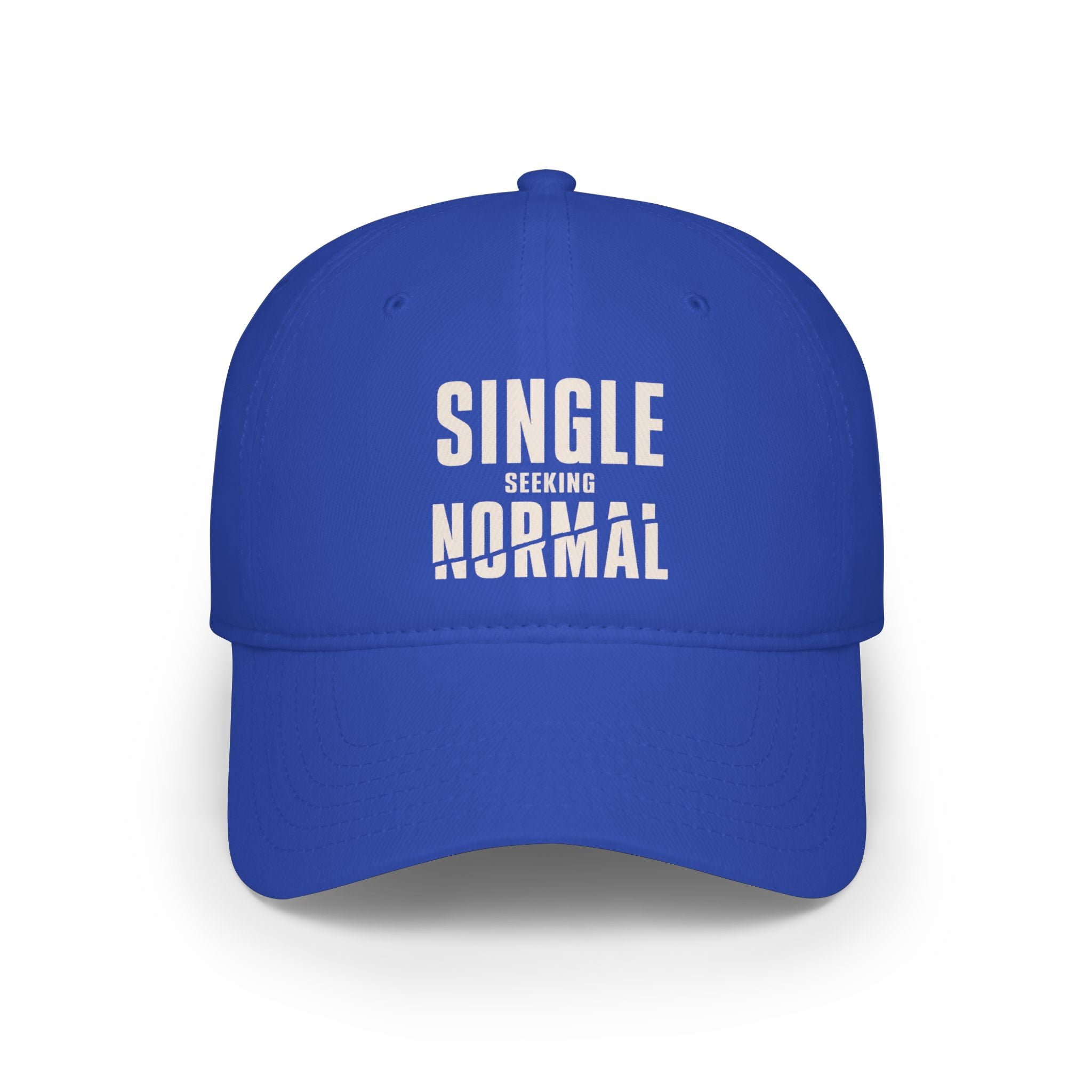 Single Seeking Normal low profile baseball cap