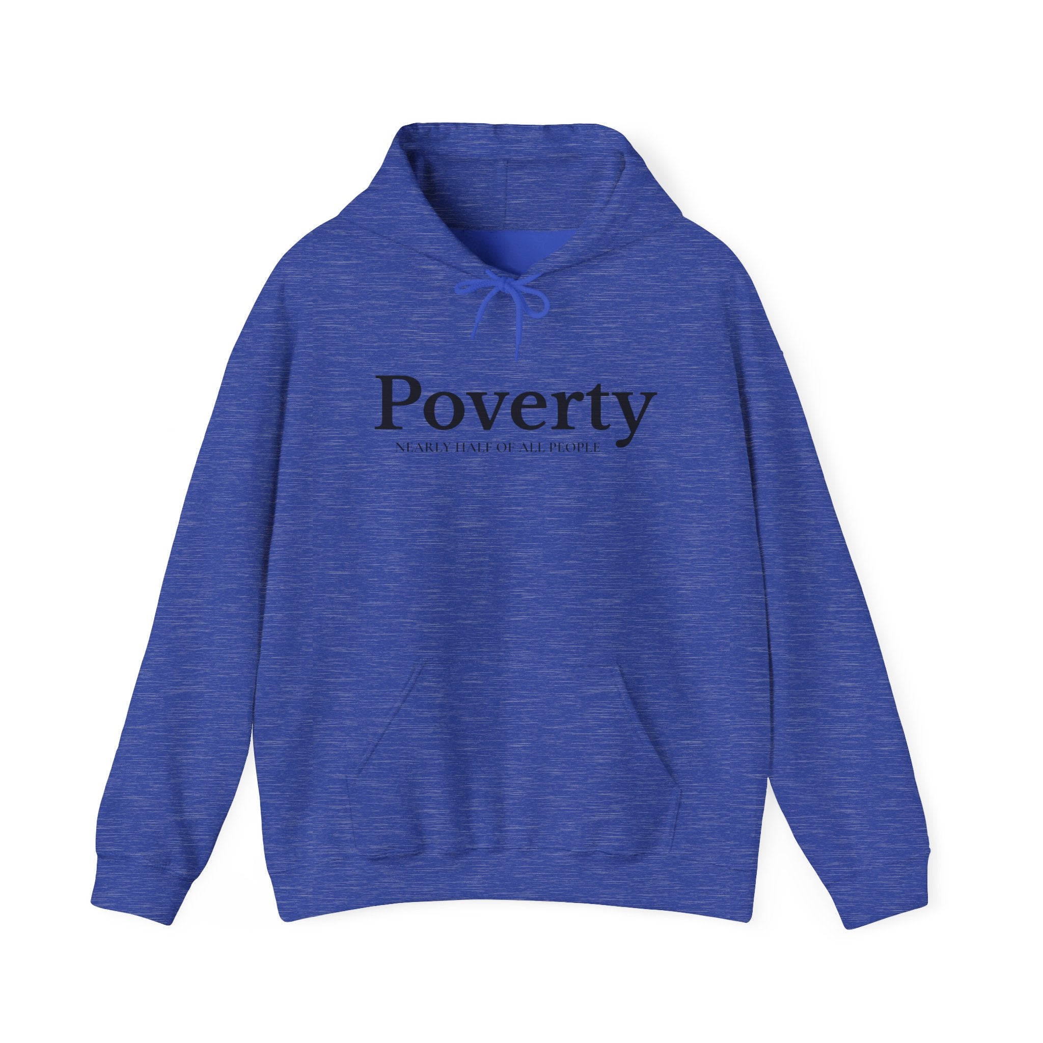 Poverty awareness heavy weight hoodie