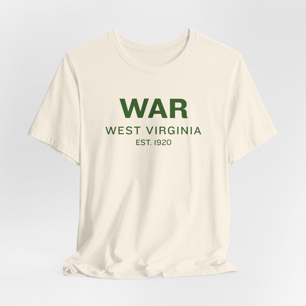 WAR, West Virginia Est. 1920 T-Shirt
