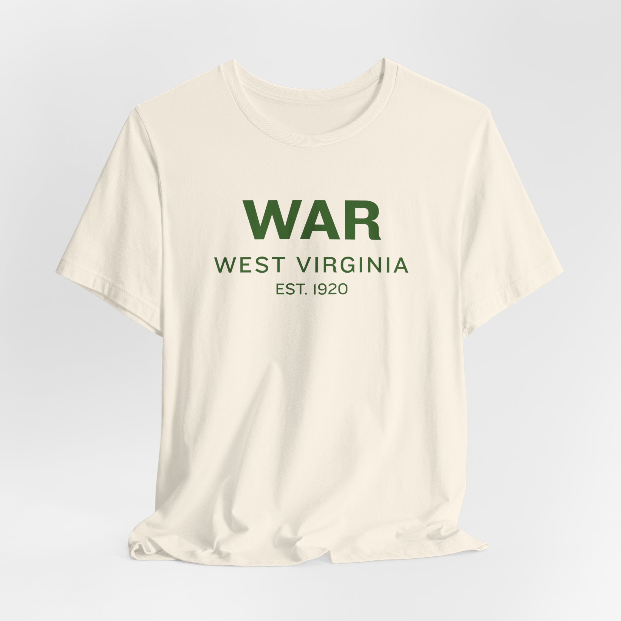 WAR, West Virginia Est. 1920 T-Shirt