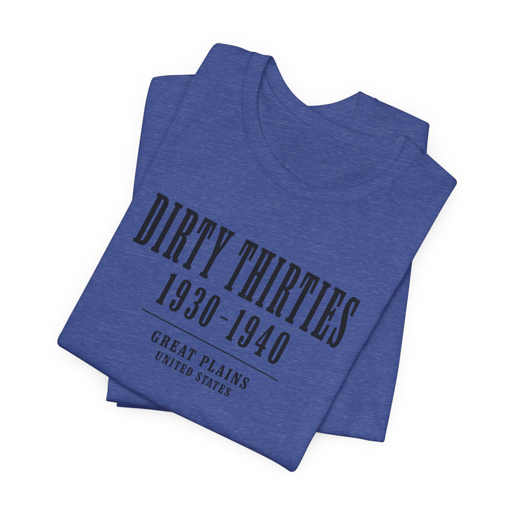 Dirty Thirties 1930–1940 vintage minimalist historical T-Shirt