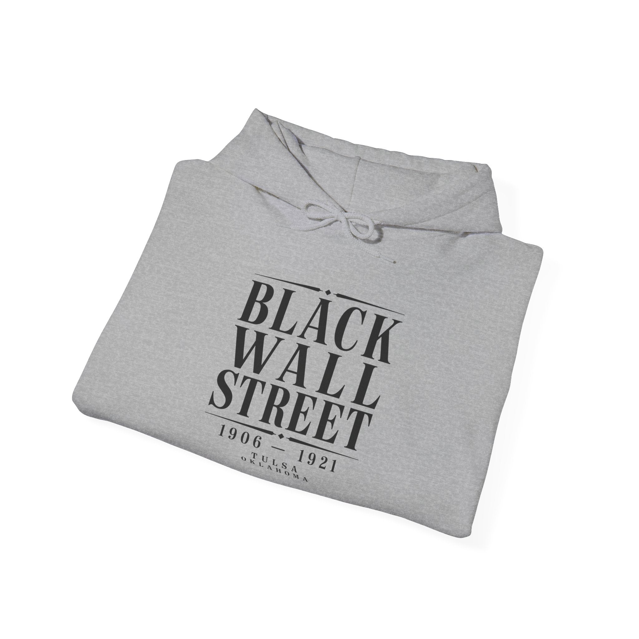 Black Wall Street Historical Tribute hoodie