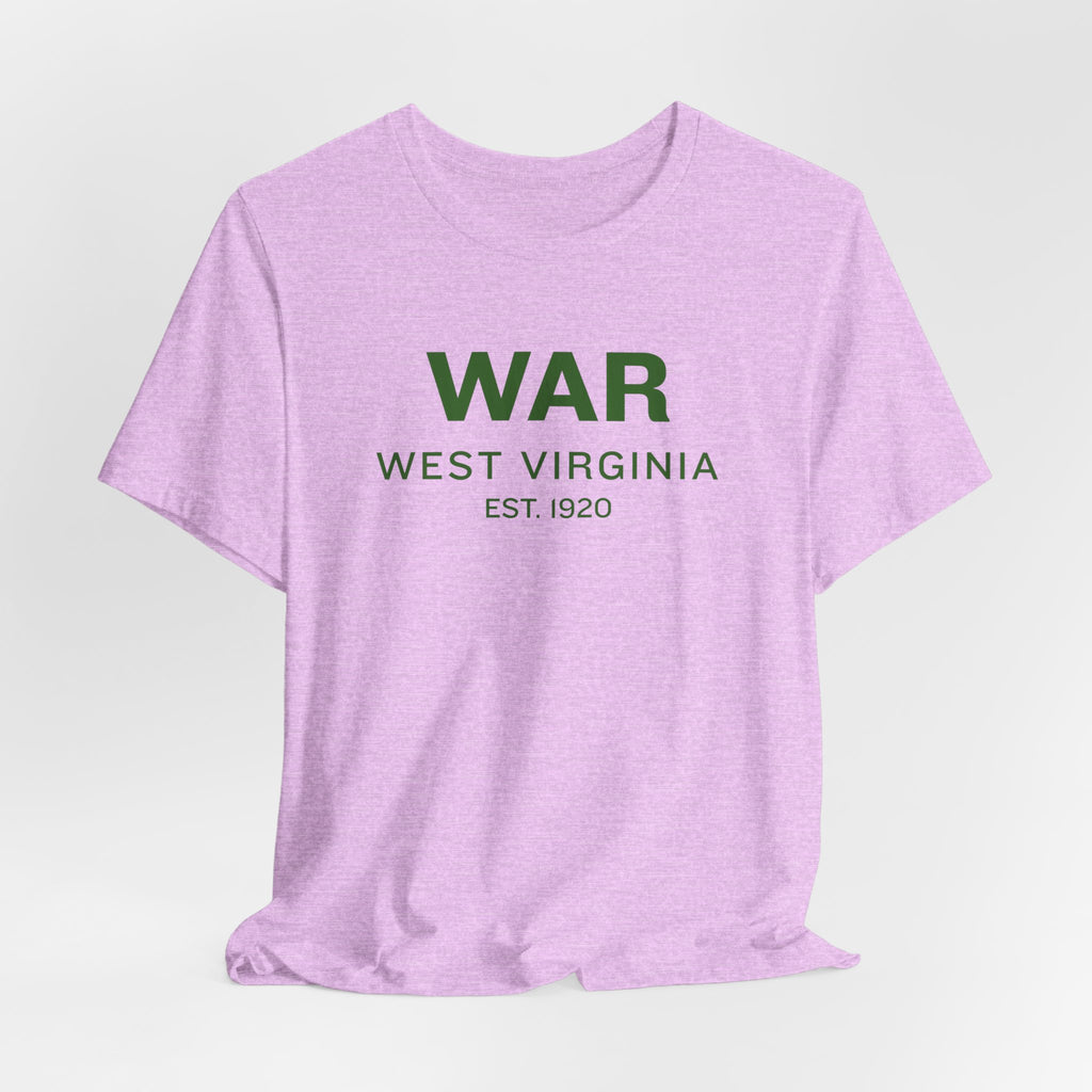 WAR, West Virginia Est. 1920 T-Shirt
