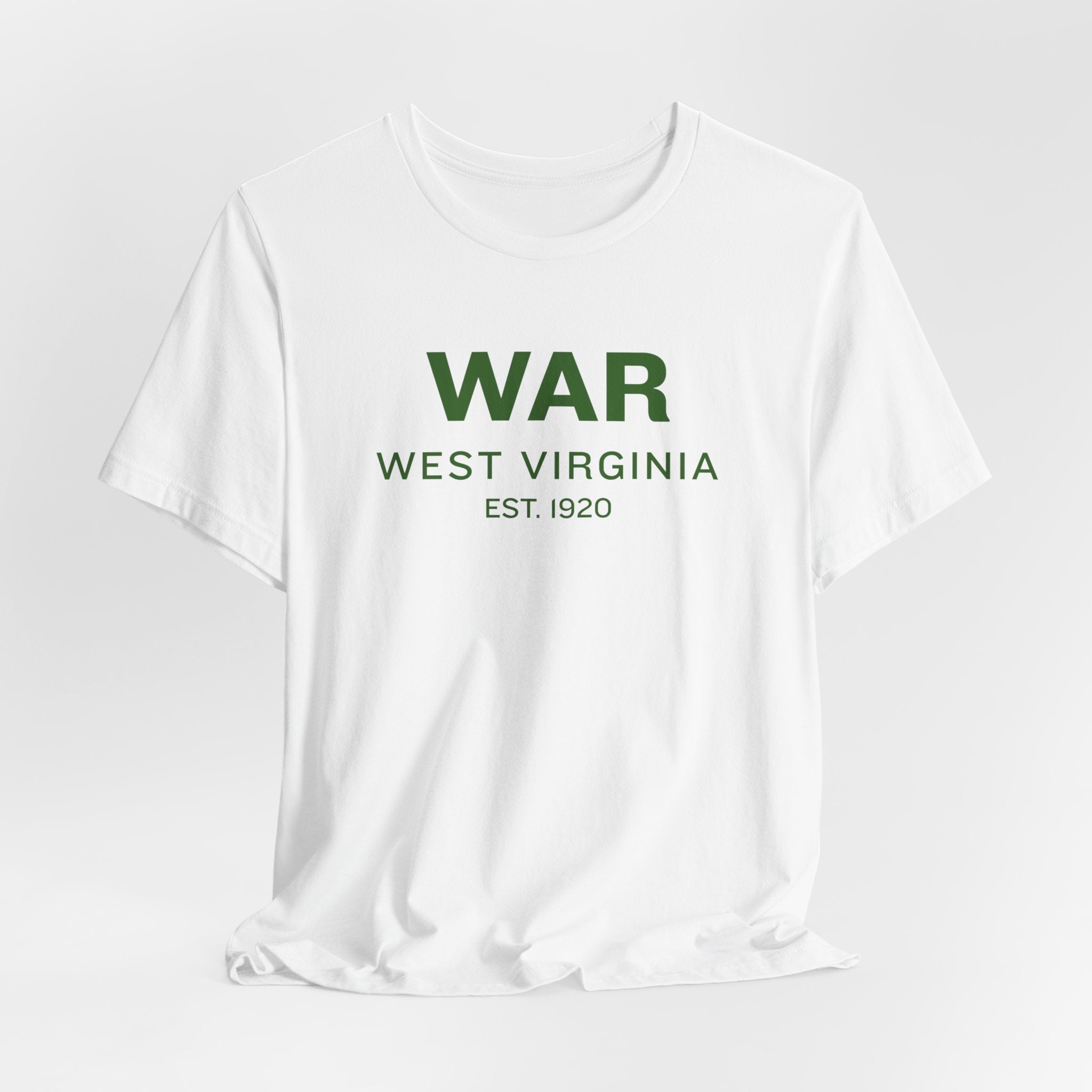 WAR, West Virginia Est. 1920 T-Shirt