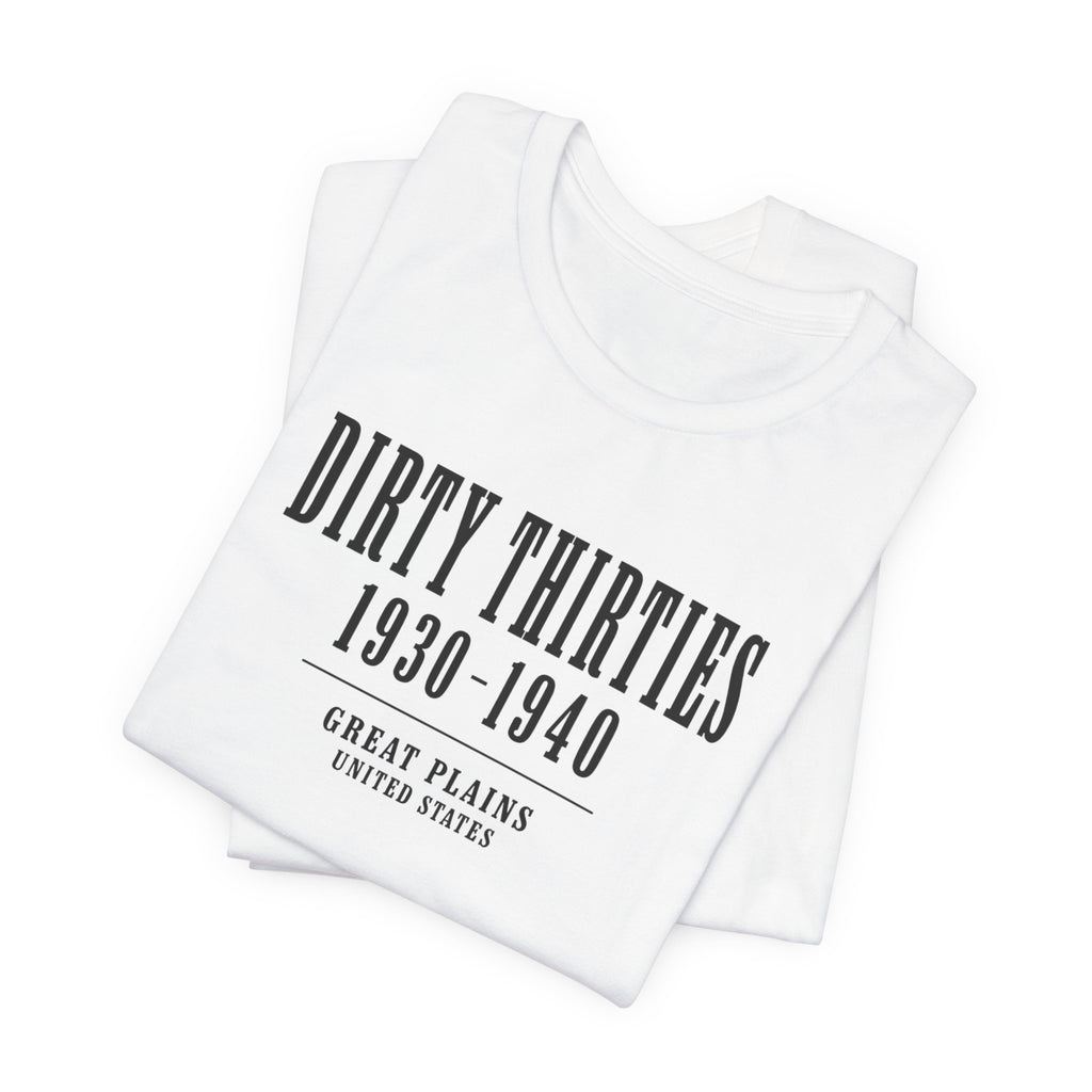 Dirty Thirties 1930–1940 vintage minimalist historical T-Shirt