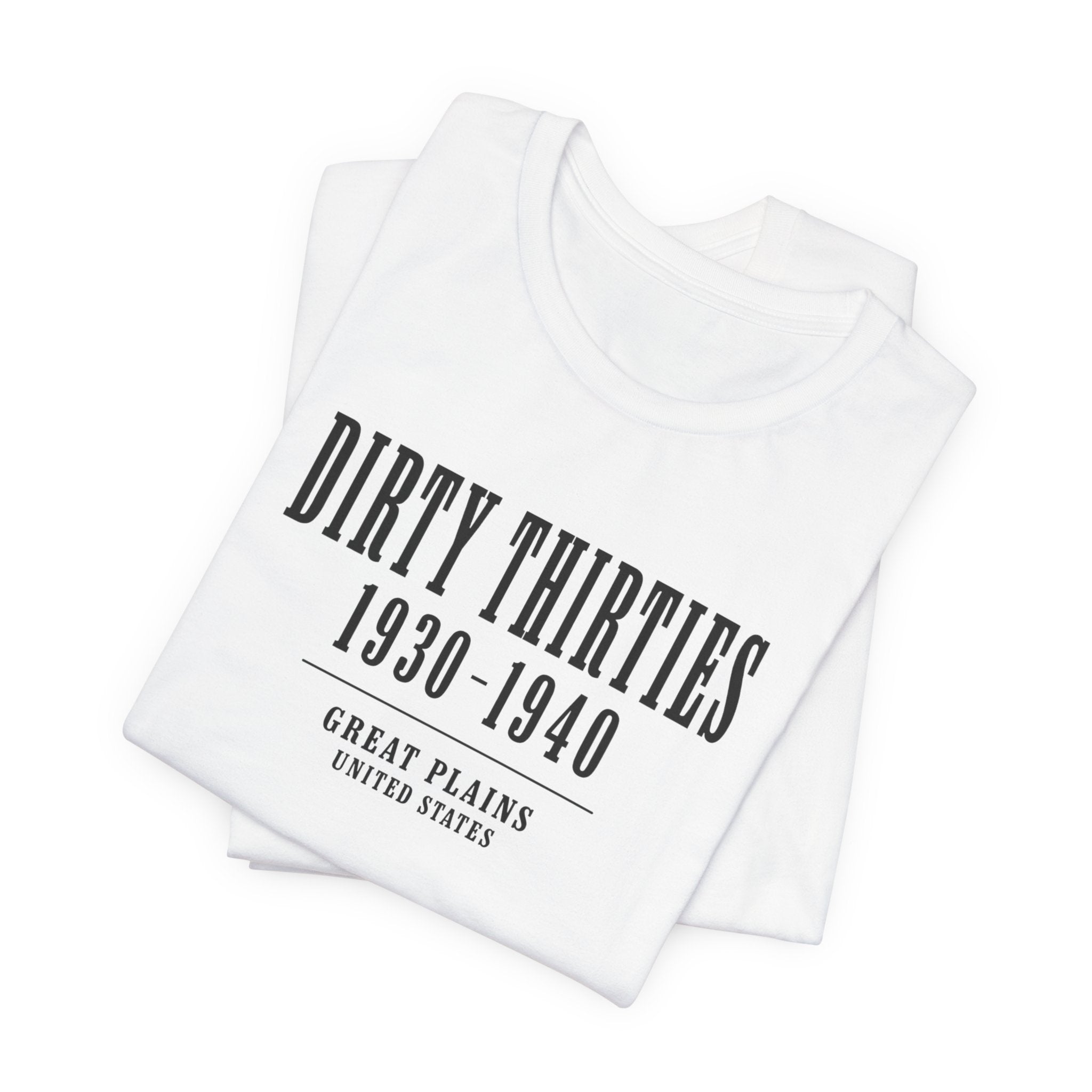 Dirty Thirties 1930–1940 vintage minimalist historical T-Shirt